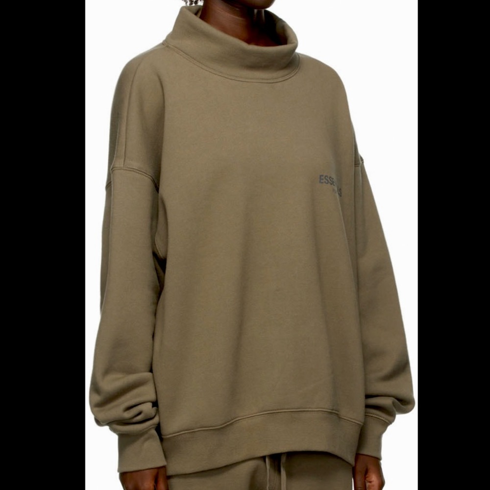ESSENTIALS Fear Of God Women's Harvest Mock Neck Sweatshirt
